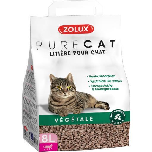 [476314] Arena Purecat Vegetal Nat. 8 L